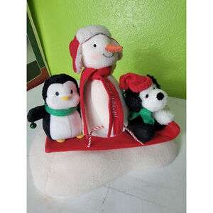 Hallmark 2007 Jingle Pals Christmas Musical Plush Home Decor Holiday Snowman